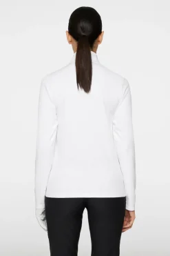 Golf|Base & Mid Layers<J.Lindeberg Nancy Seamless Mid Layer White