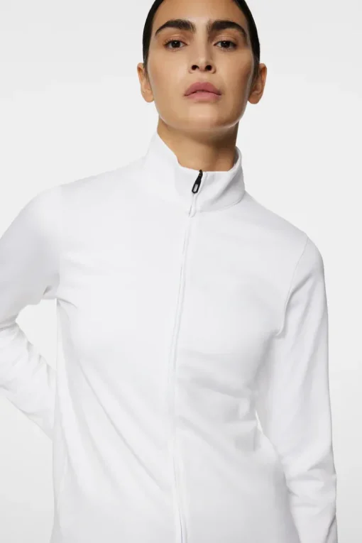 Golf|Base & Mid Layers<J.Lindeberg Nancy Seamless Mid Layer White