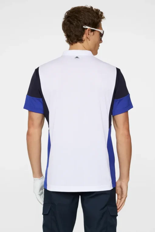Golf|Polo Shirts<J.Lindeberg Nero Polo White