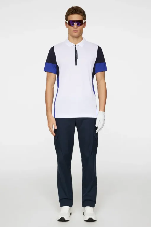 Golf|Polo Shirts<J.Lindeberg Nero Polo White
