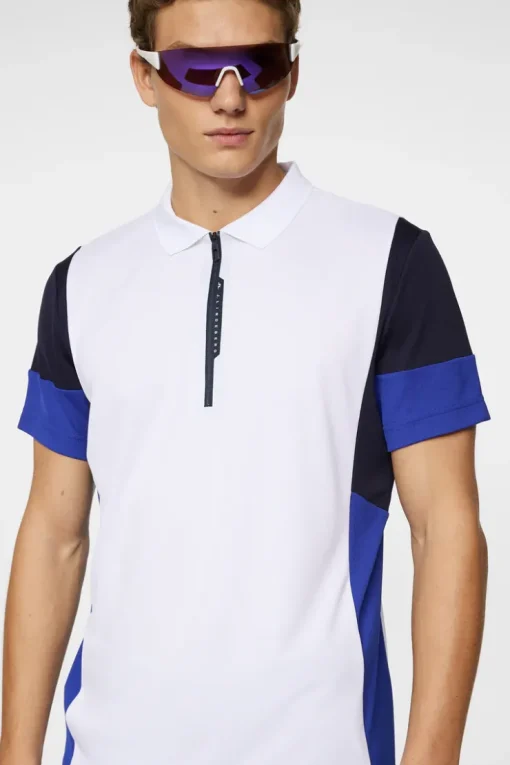 Golf|Polo Shirts<J.Lindeberg Nero Polo White