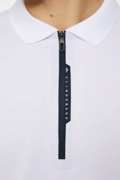 Golf|Polo Shirts<J.Lindeberg Nero Polo White