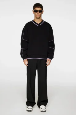 Sweatshirts|Tops<J.Lindeberg Nick Team Jersey Sweater Black