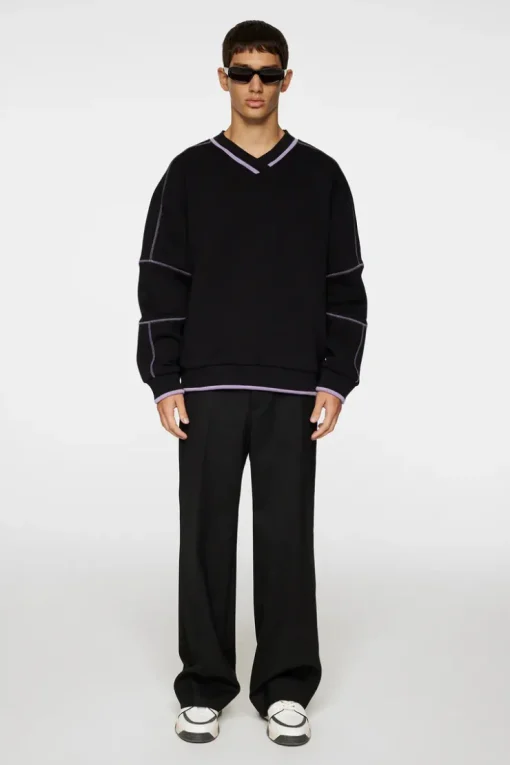 Sweatshirts|Tops<J.Lindeberg Nick Team Jersey Sweater Black