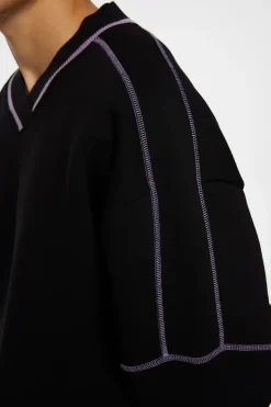Sweatshirts|Tops<J.Lindeberg Nick Team Jersey Sweater Black