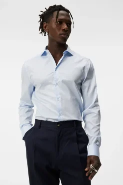 Tops|Shirts<J.Lindeberg Non-iron Twill Superslim Shirt Skyway
