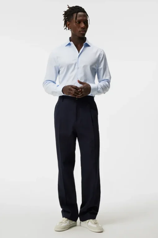 Tops|Shirts<J.Lindeberg Non-iron Twill Superslim Shirt Skyway