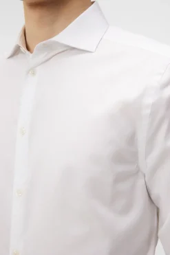 Tops|Shirts<J.Lindeberg Non-iron Twill Superslim Shirt White