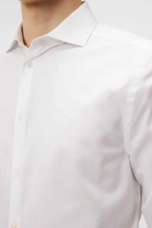 Tops|Shirts<J.Lindeberg Non-iron Twill Superslim Shirt White