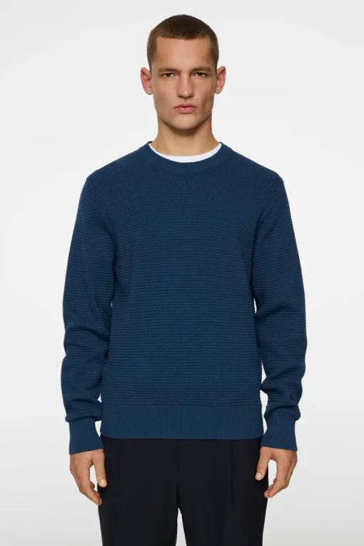 Knitwear|Tops<J.Lindeberg Oliver Structured Sweater KeyLargo