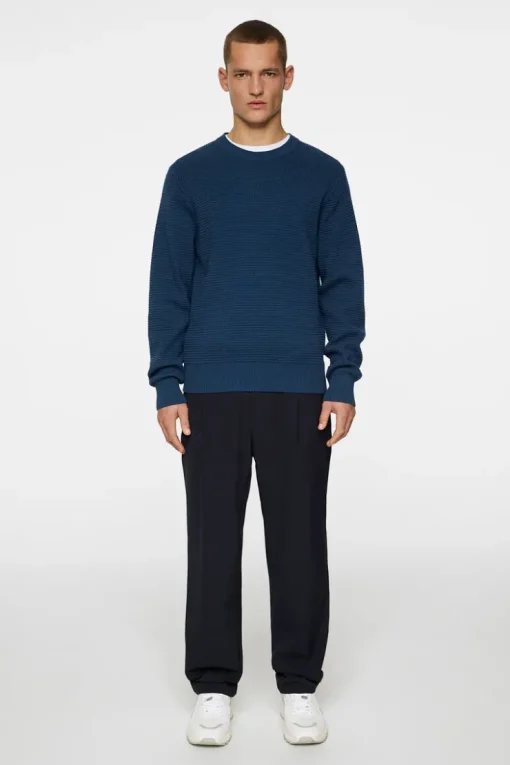 Knitwear|Tops<J.Lindeberg Oliver Structured Sweater KeyLargo