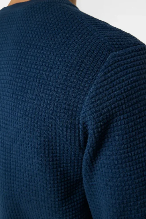Knitwear|Tops<J.Lindeberg Oliver Structured Sweater KeyLargo