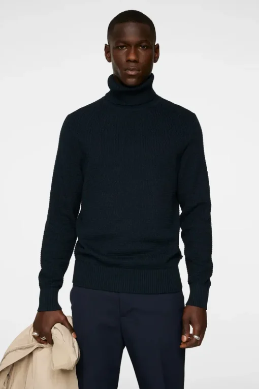 Après Ski<J.Lindeberg Olivero Turtleneck Sweater JLNavy