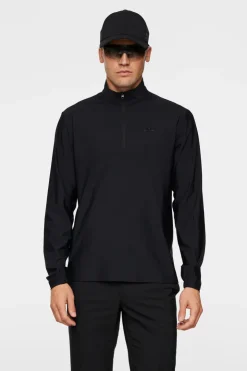 Golf|Base & Mid Layers<J.Lindeberg Ollie Tech Mid Layer Black