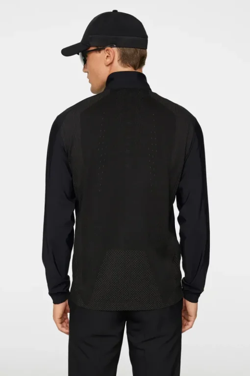 Golf|Base & Mid Layers<J.Lindeberg Ollie Tech Mid Layer Black