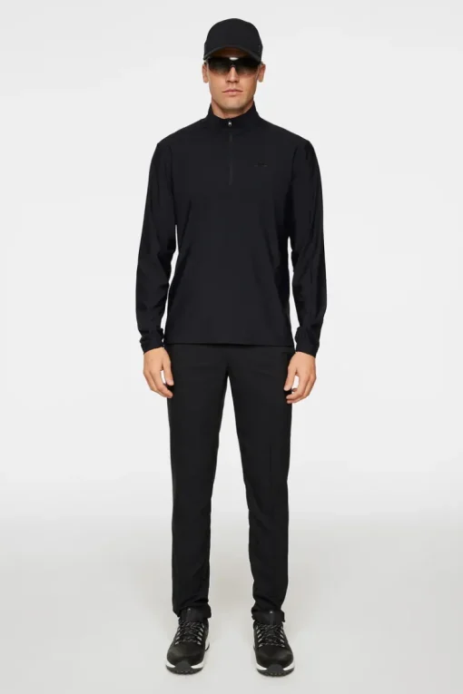 Golf|Base & Mid Layers<J.Lindeberg Ollie Tech Mid Layer Black