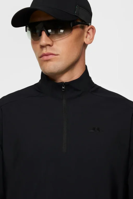 Golf|Base & Mid Layers<J.Lindeberg Ollie Tech Mid Layer Black
