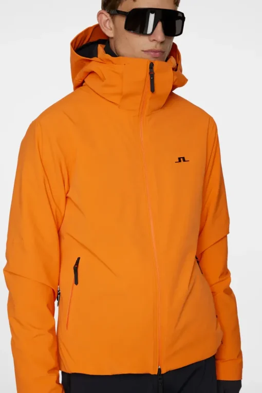 Ski|Outerwear<J.Lindeberg Omnia Jacket PersimmonOrange