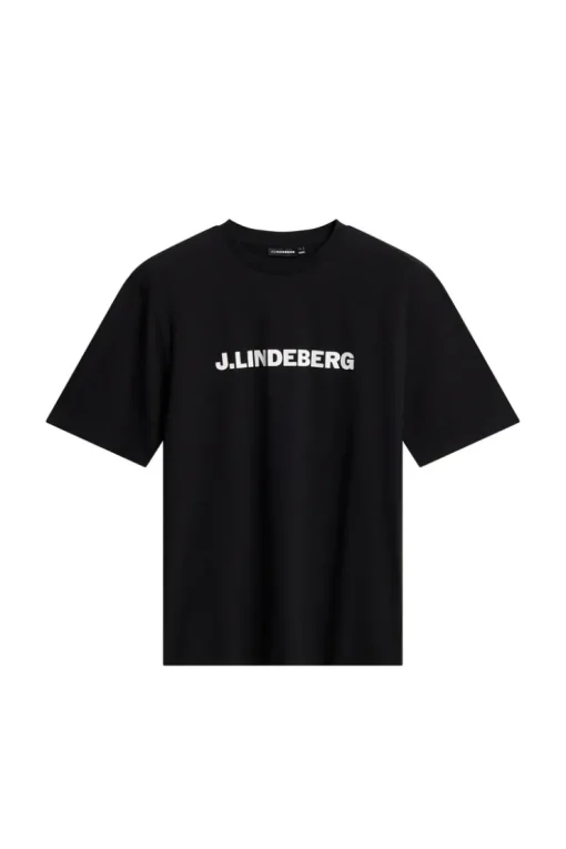 T-shirts|Tops<J.Lindeberg Parcy Logo Tee Black