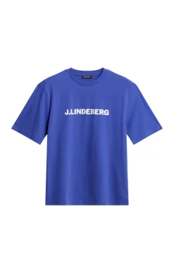 T-shirts|Tops<J.Lindeberg Parcy Logo Tee ClematisBlue