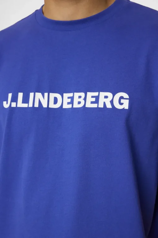 T-shirts|Tops<J.Lindeberg Parcy Logo Tee ClematisBlue