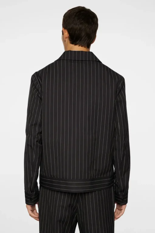 Suits & Tailoring|Blazers<J.Lindeberg Parke Pin stripe jacket Black