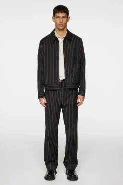 Suits & Tailoring|Blazers<J.Lindeberg Parke Pin stripe jacket Black