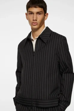 Suits & Tailoring|Blazers<J.Lindeberg Parke Pin stripe jacket Black