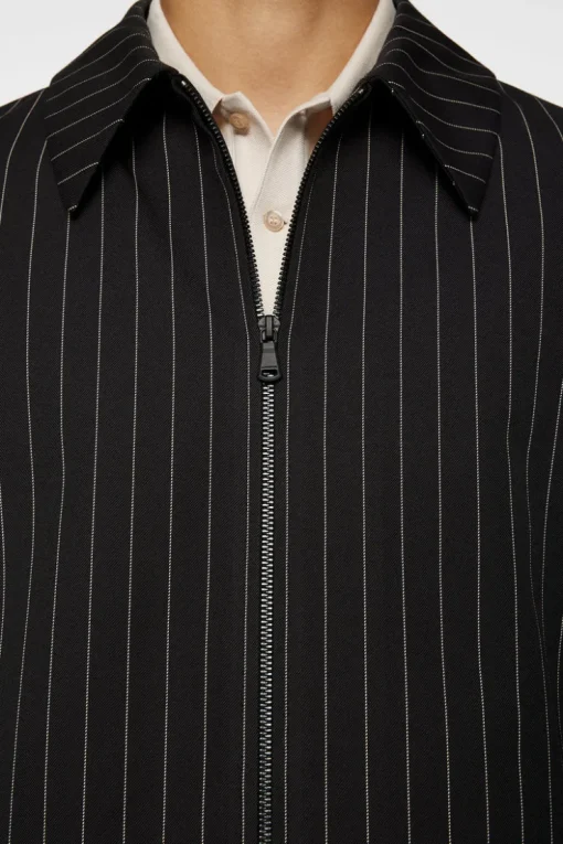 Suits & Tailoring|Blazers<J.Lindeberg Parke Pin stripe jacket Black