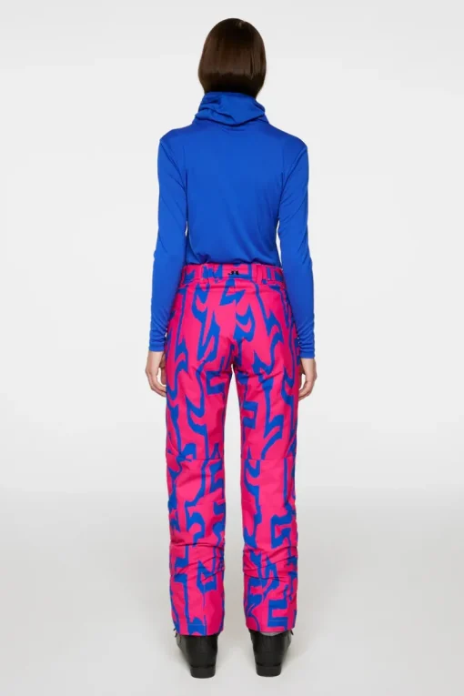 Ski|Bottoms<J.Lindeberg Pauline Pant Printed GlitchBridgePink