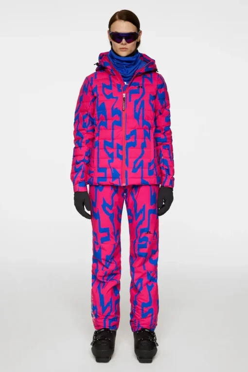 Ski|Bottoms<J.Lindeberg Pauline Pant Printed GlitchBridgePink