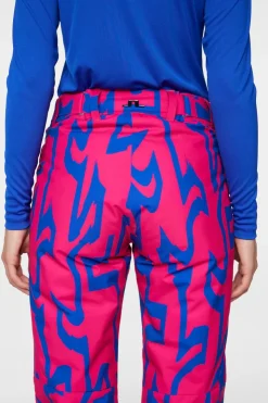 Ski|Bottoms<J.Lindeberg Pauline Pant Printed GlitchBridgePink
