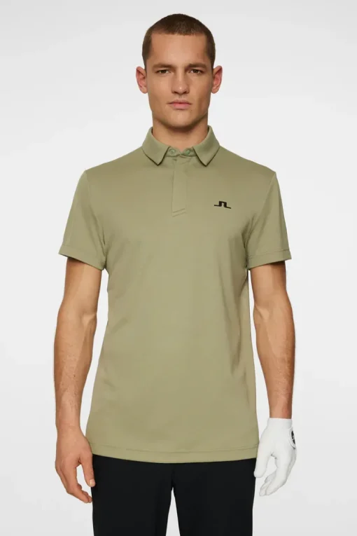 Golf|Polo Shirts<J.Lindeberg Peat Polo OilGreen