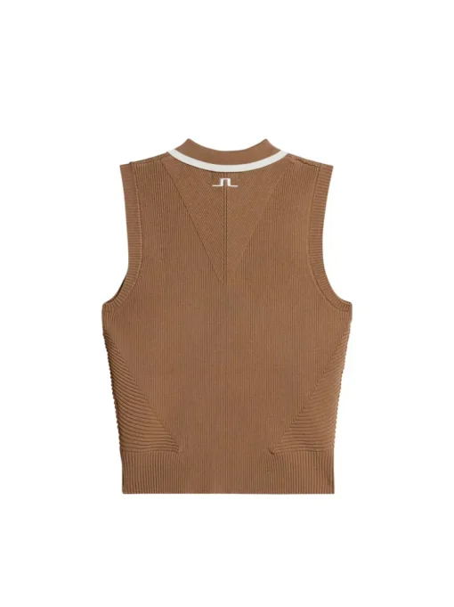 Golf|Knitwear<J.Lindeberg Ramona Knitted Polo Shirt TigersEye