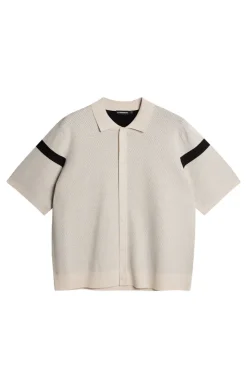 Knitwear|Tops<J.Lindeberg Rayne Knitted Shirt Moonbeam