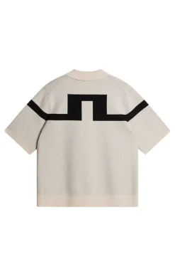 Knitwear|Tops<J.Lindeberg Rayne Knitted Shirt Moonbeam