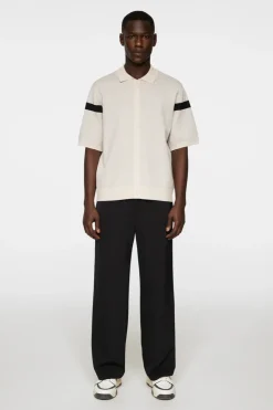Knitwear|Tops<J.Lindeberg Rayne Knitted Shirt Moonbeam