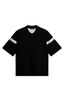 Knitwear|Tops<J.Lindeberg Rayne Knitted Shirt Black