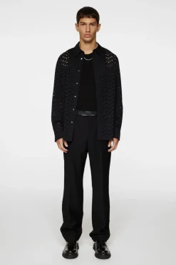 Tops|Shirts<J.Lindeberg Reg Lace Shirt Black
