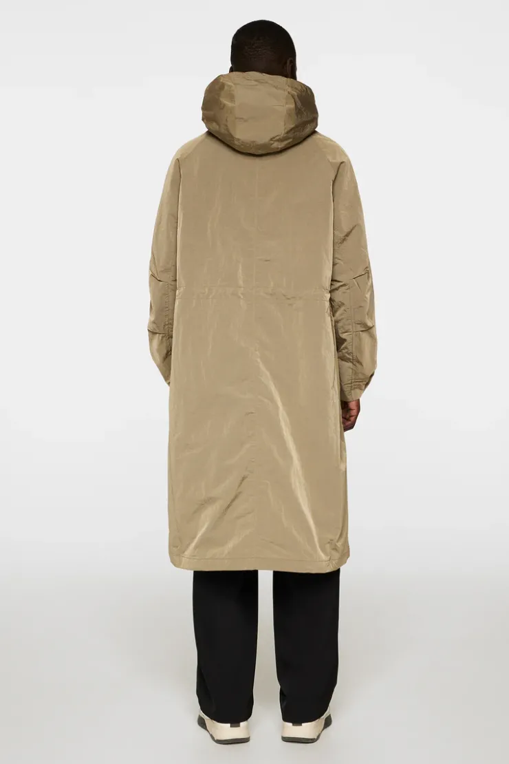 Jackets|Outerwear<J.Lindeberg Remy 2 Tone Raincoat BatiqueKhaki