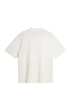 Knitwear|Tops<J.Lindeberg Reymond Solid Stripe Polo White