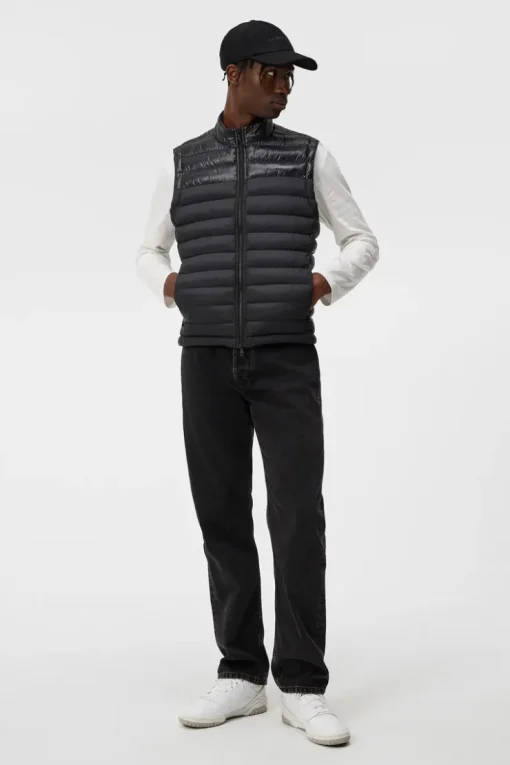 Vests|Vests<J.Lindeberg Rick Light Weight vest Black