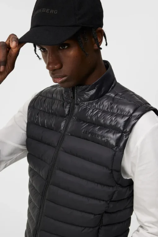 Vests|Vests<J.Lindeberg Rick Light Weight vest Black