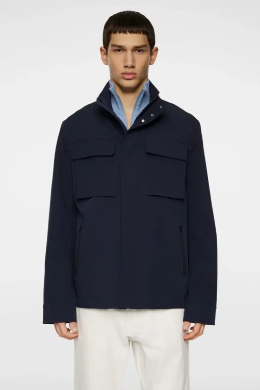 Jackets|Outerwear<J.Lindeberg Riley 4 Way Stretch Jacket JLNavy