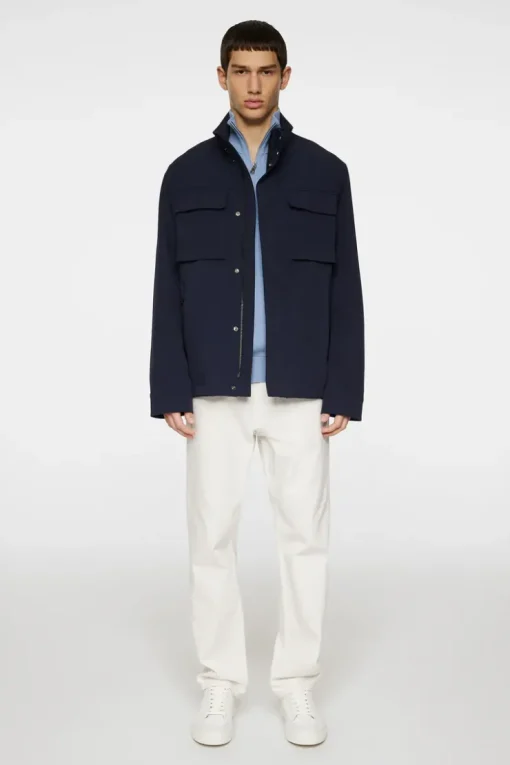 Jackets|Outerwear<J.Lindeberg Riley 4 Way Stretch Jacket JLNavy