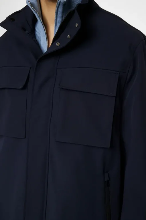Jackets|Outerwear<J.Lindeberg Riley 4 Way Stretch Jacket JLNavy