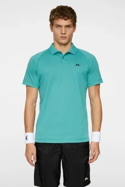 Polo Shirts|Tennis<J.Lindeberg Rod Polo Teal