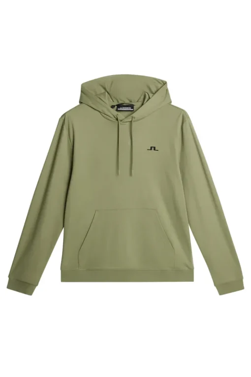 Golf|Base & Mid Layers<J.Lindeberg Roland Hood OilGreen