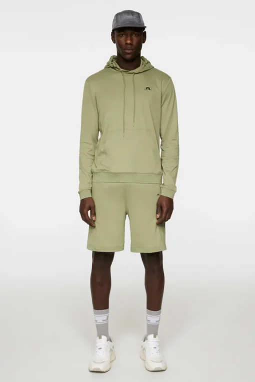 Golf|Base & Mid Layers<J.Lindeberg Roland Hood OilGreen
