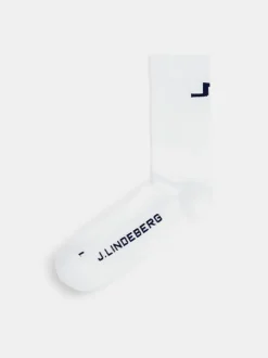 Golf|Golf Socks<J.Lindeberg Rolfi Golf Sock White